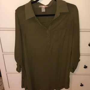 army green dress